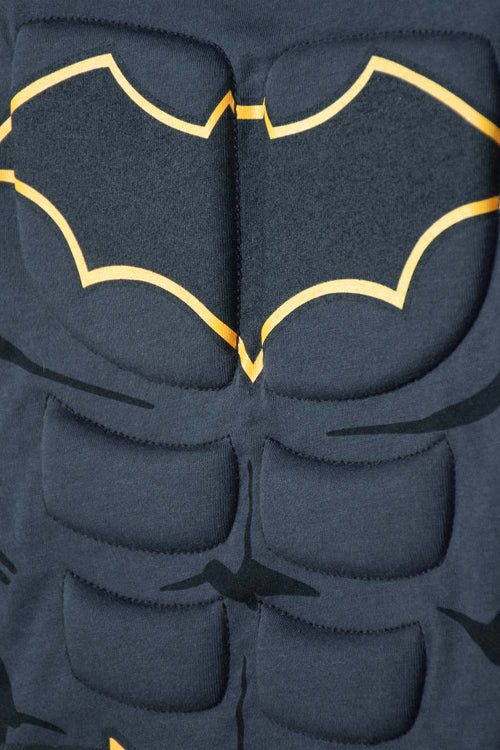 Card slide image -  CAMISETA DE BATMAN CON CAPA GRIS Y NEGRO PARA NIÑO
