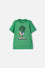 CAMISETA DE MINECRAFT MANGA CORTA VERDE PARA NIÑO