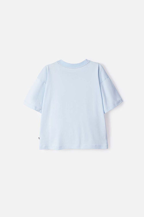 Card slide image -  CAMISETA DE LAS CHICAS SUPERPODEROSAS AZUL PARA NIÑA