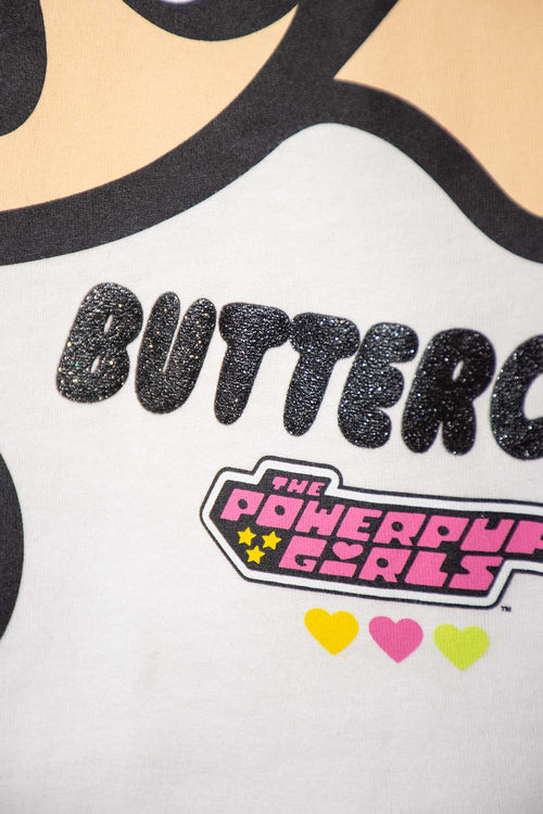 Card slide image -  CAMISETA DE LAS CHICAS SUPERPODEROSAS MARFIL MANGA CORTA PARA NIÑA