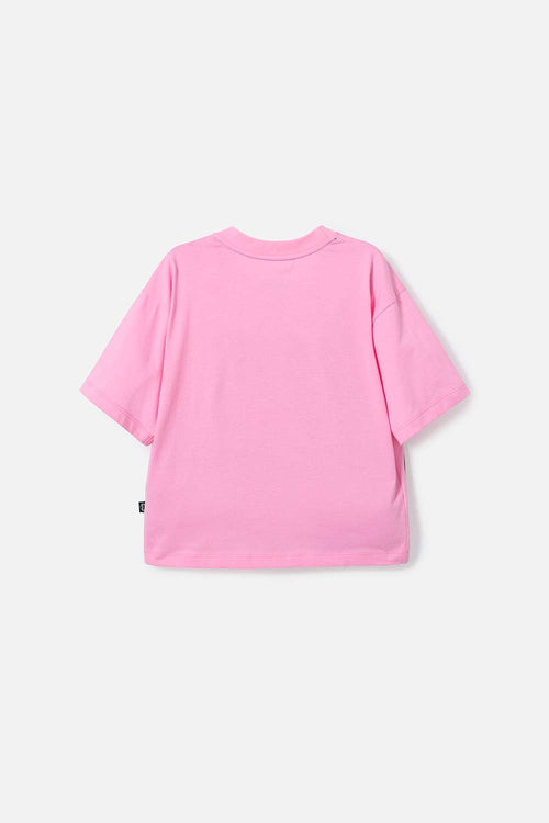 Card slide image -  CAMISETA DE LAS CHICAS SUPERPODEROSAS ROSADA MANGA CORTA PARA NIÑA