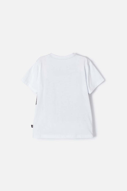 CAMISETA CÓMO ENTRENAR A TU DRAGÓN BLANCA MANGA CORTA PARA NIÑO