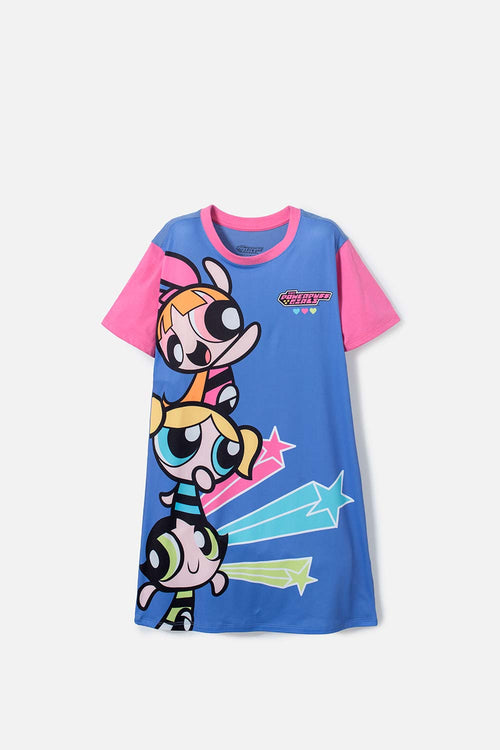 Card slide image -  PIJAMA TIPO BATOLA DE LAS CHICAS SUPERPODEROSAS PARA NIÑA