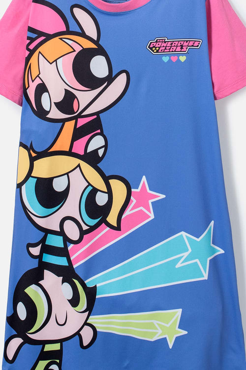 Card slide image -  PIJAMA TIPO BATOLA DE LAS CHICAS SUPERPODEROSAS PARA NIÑA