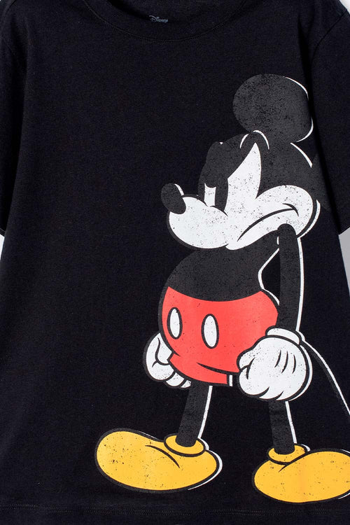 Card slide image -  CAMISETA DE MICKEY MOUSE NEGRA MANGA CORTA PARA NIÑO