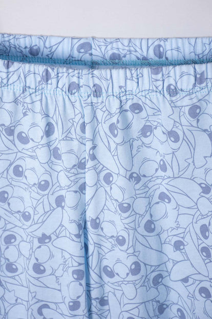 PIJAMA DE STITCH MANGA CORTA MULTICOLOR PARA NIÑA