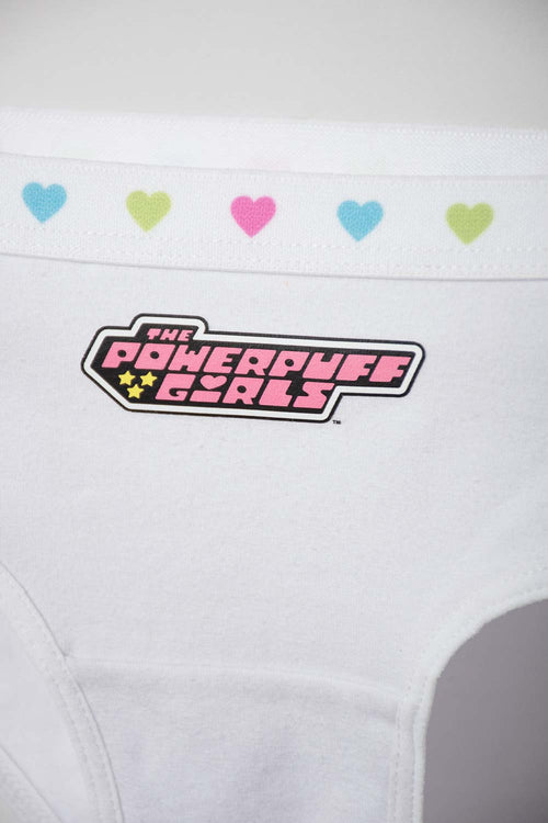 Card slide image -  CONJUNTO DE TOP Y PANTY DE LAS CHICAS SUPERPODEROSAS BLANCO  PARA NIÑA