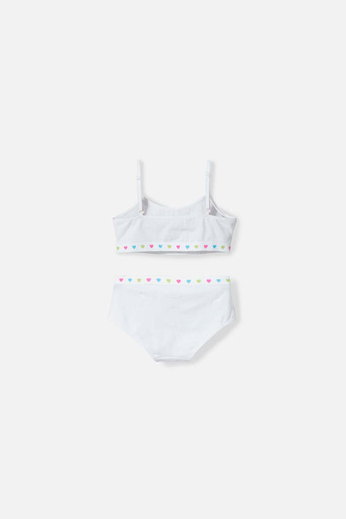 Card slide image -  CONJUNTO DE TOP Y PANTY DE LAS CHICAS SUPERPODEROSAS BLANCO  PARA NIÑA