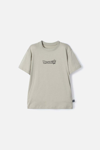  CAMISETA DE DRAGON BALL MANGA CORTA VERDE PARA NINO