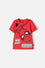 CAMISETA DE SPIDERMAN MANGA CORTA ROJO PARA NIÑO