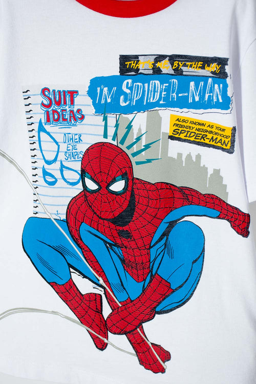 Card slide image -  PIJAMA DE SPIDERMAN AZUL, ROJO Y BLANCO PARA NIÑO