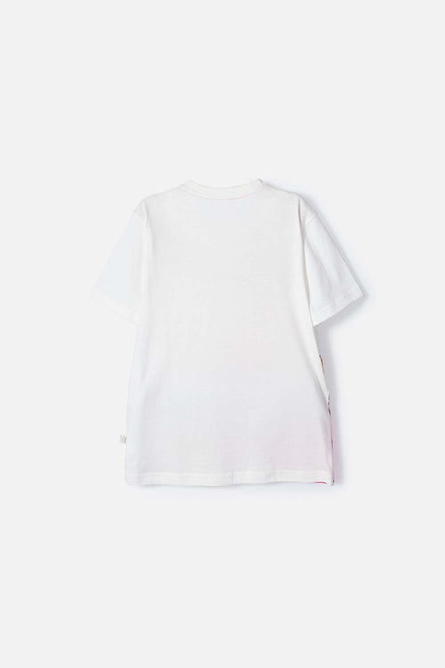 Card slide image -  CAMISETA DE BARBIE MARFIL ESTAMPADA PARA NIÑA