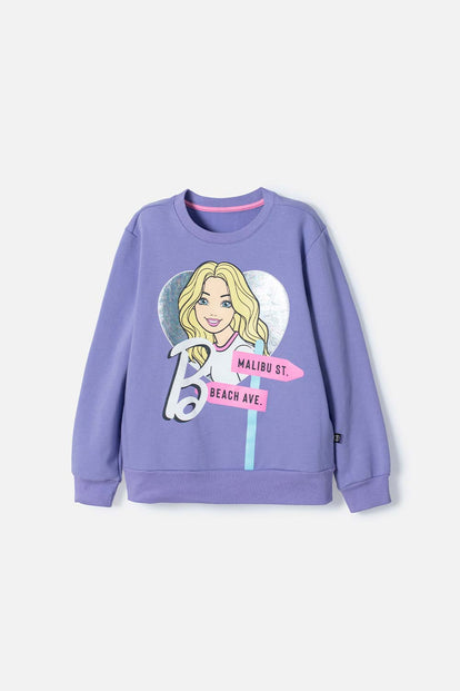  BUZO DE BARBIE CERRADO LILIA TULIPAN PARA NIÑA