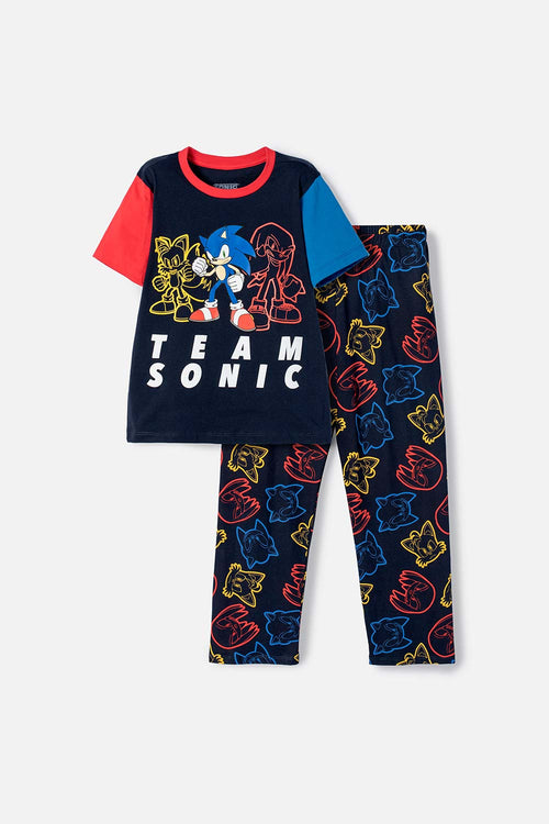 Card slide image -  PIJAMA DE SONIC CON PANTALÓN LARGO MULTICOLOR PARA NIÑO
