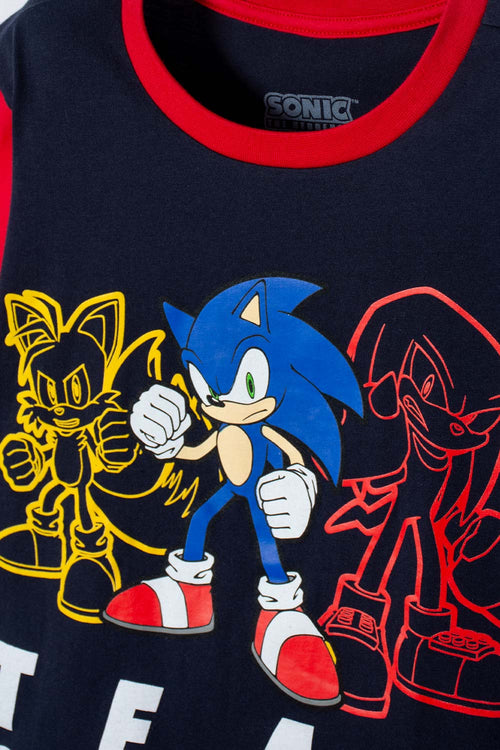 Card slide image -  PIJAMA DE SONIC CON PANTALÓN LARGO MULTICOLOR PARA NIÑO