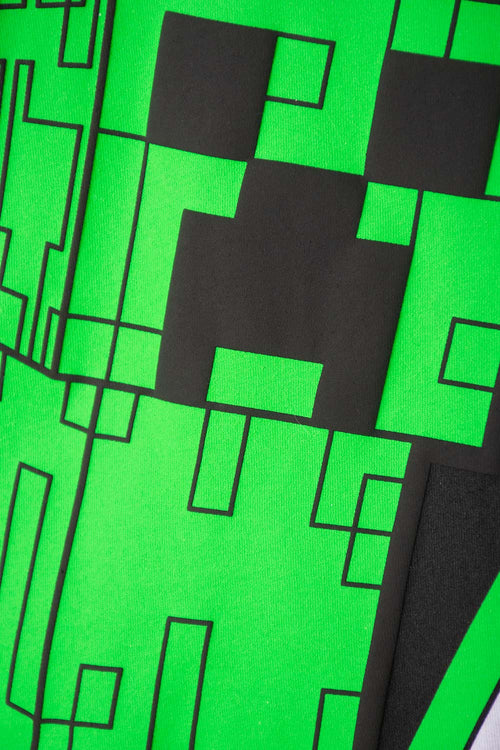 CAMISETA DE MINECRAFT MANGA CORTA BLANCA PARA NIÑO