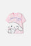 CAMISETA DE CINNAMOROLL MANGA CORTA ROSA PARA NIÑA