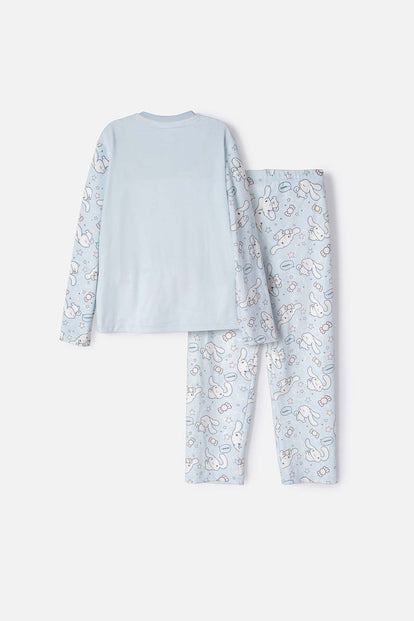 PIJAMA DE CINNAMOROLL DE PANTALON PARA NIÑA