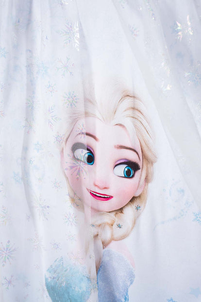  PIJAMA DE FROZEN TIPO BATOLA CON TULL BLANCO PARA NIÑA