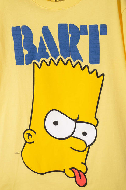CAMISETA DE LOS SIMPSON MANGA CORTA AMARILLO PARA NIÑO