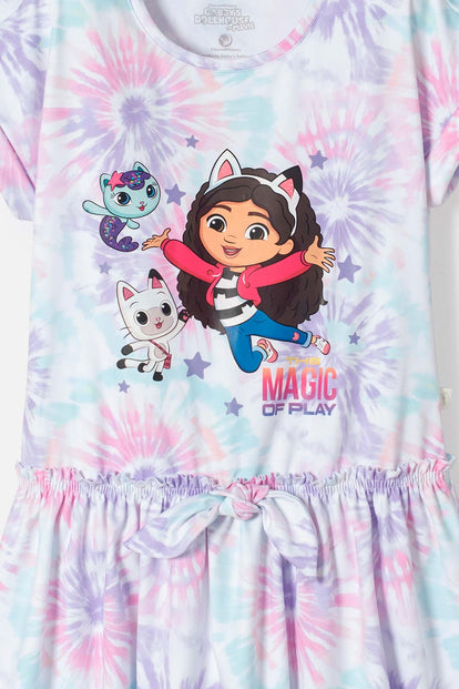 VESTIDO DE GABBY’S DOLLHOUSE MULTICOLOR PARA NINA