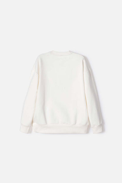 BUZO MINNIE MOUSE CERRADO MARRFIL PARA NIÑA