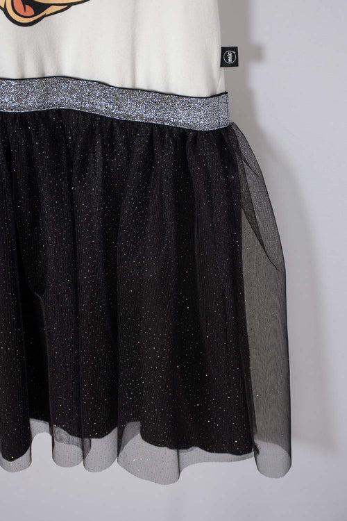 VESTIDO DE MINNIE MOUSE CON TULL MARFIL PARA NIÑA