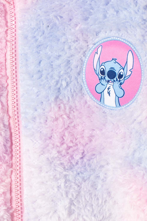 BUZO DE STITCH CON CIERRE MULTICOLOR PARA NIÑA