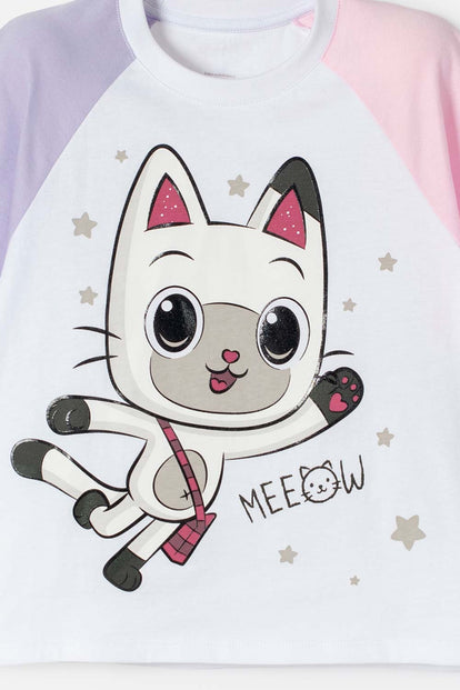 CAMISETA DE GABBY’S DOLLHOUSE MANGA CORTA MULTICOLOR PARA NINA