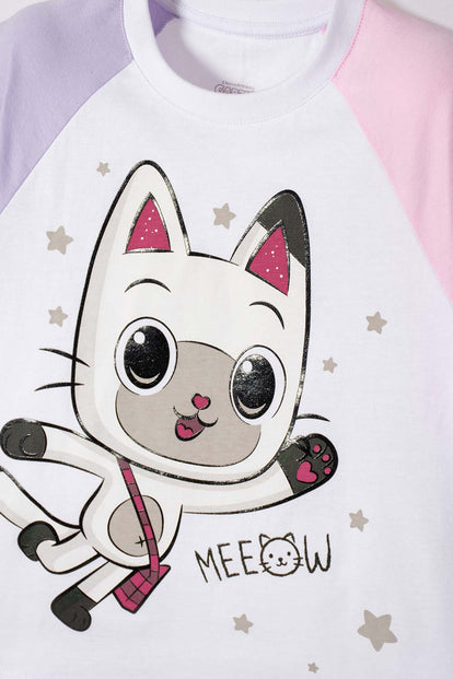  CAMISETA DE GABBY’S DOLLHOUSE MANGA CORTA MULTICOLOR PARA NINA