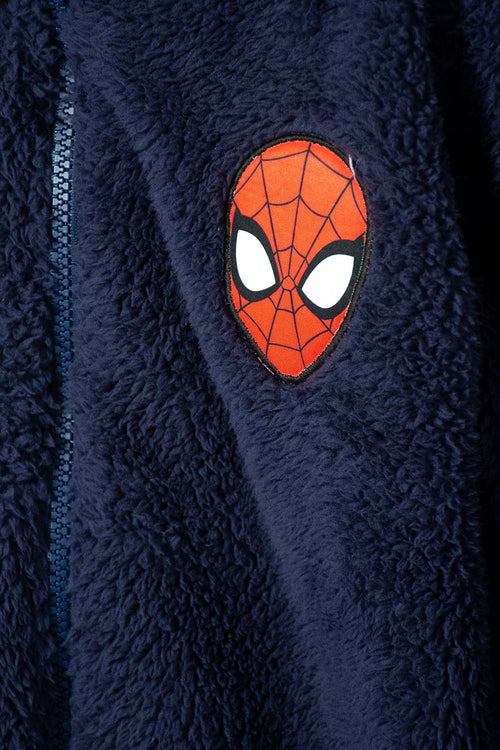 BUZO DE SPIDER-MAN CON CIERRE AZUL PARA NIÑO