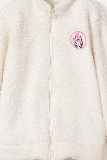 BUZO DE MY MELODY CON CIERRE IVORY PARA NIÑA