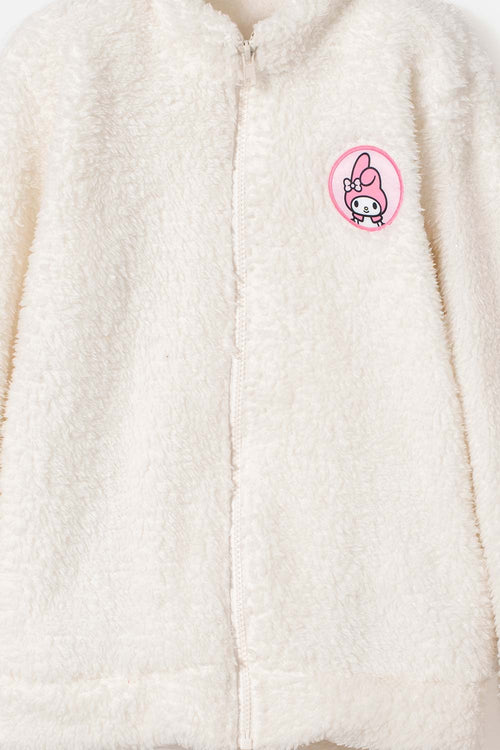 BUZO DE MY MELODY CON CIERRE IVORY PARA NIÑA