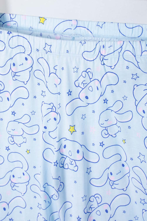 PIJAMA DE CINNAMOROLL MANGA CORTA MULTICOLOR PARA NIÑA