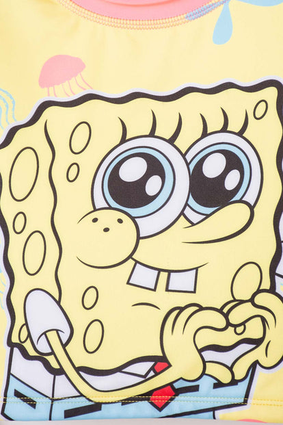 CONJUNTO DE BAÑO BOB ESPONJA MULTICOLOR PARA NIÑA