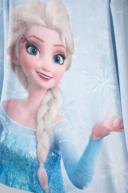 PIJAMA DE FROZEN PANTALON LARGO AZUL CIELO PARA NIÑA