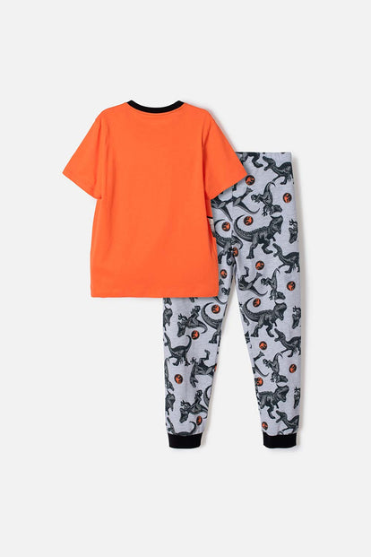 PIJAMA DE JURASSIC WORLD PANTALÓN LARGO MULTICOLOR PARA NIÑO