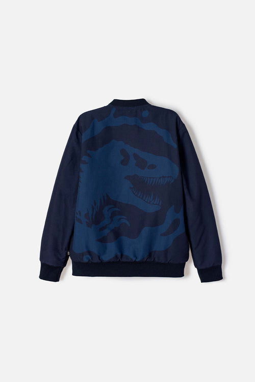 CHAQUETA DE JURASSIC WORLD CON CIERRE AZUL PARA NIÑO
