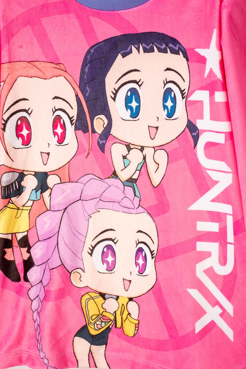 PIJAMA DE K- POP DEMON HUNTERS MULTICOLOR PARA NIÑA