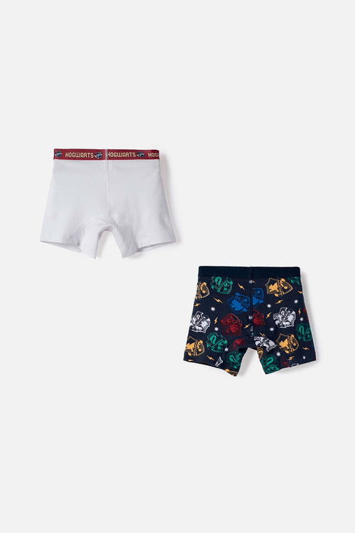 PACK X2 BOXER DE HARRY POTTER MULTICOLOR PARA NIÑO