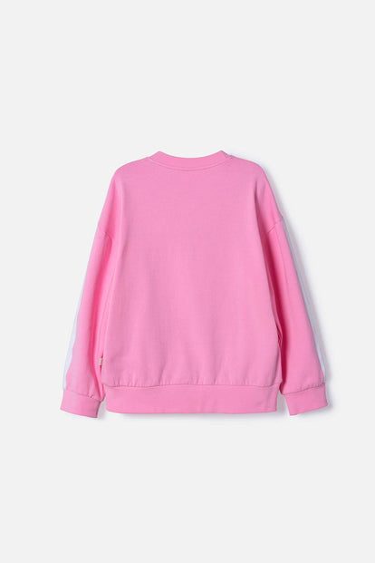 BUZO DE BARBIE CERRADO ROSADO PARA NIÑA