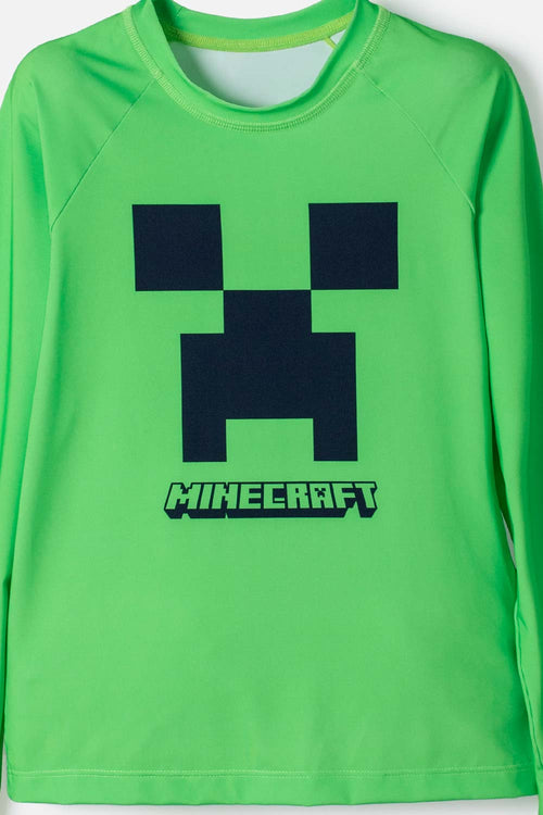 CONJUNTO DE BAÑO DE MINECRAFT PARA NIÑO