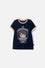 CAMISETA DE HARRY POTTER MANGA CORTA AZUL PARA NIÑA
