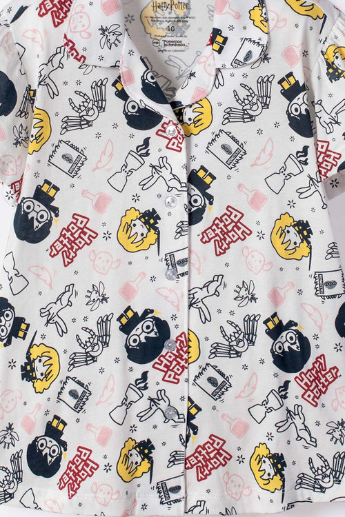 PIJAMA NIÑA INTERIOR HARRY POTTER