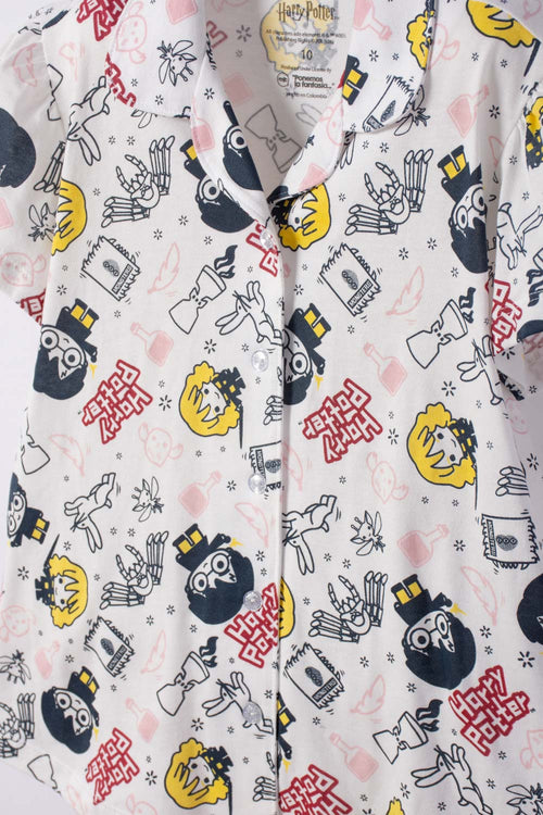 PIJAMA NIÑA INTERIOR HARRY POTTER