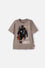 CAMISETA DE MANDALORIAN MANGA CORTA TAUPE PARA NIÑO