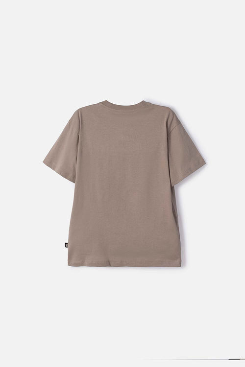 CAMISETA DE MANDALORIAN MANGA CORTA TAUPE PARA NIÑO