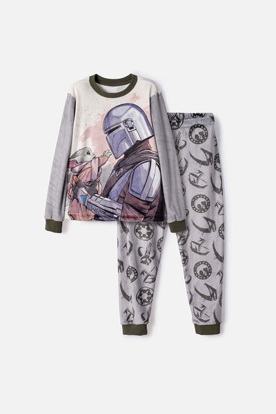 PIJAMA DE MANDALORIAN PANTALÓN LARGO PARA NIÑO