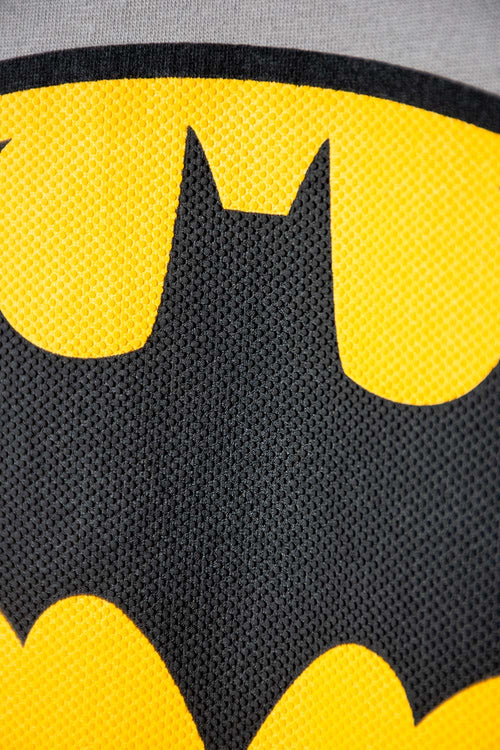 CAMISETA DE BATMAN MANGA CORTA GRIS PARA NIÑO
