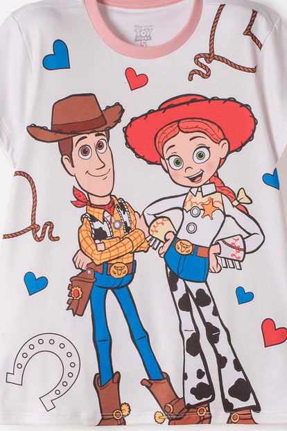 PIJAMA DE TOY STORY CON SHORT MULTICOLOR PARA NIÑA